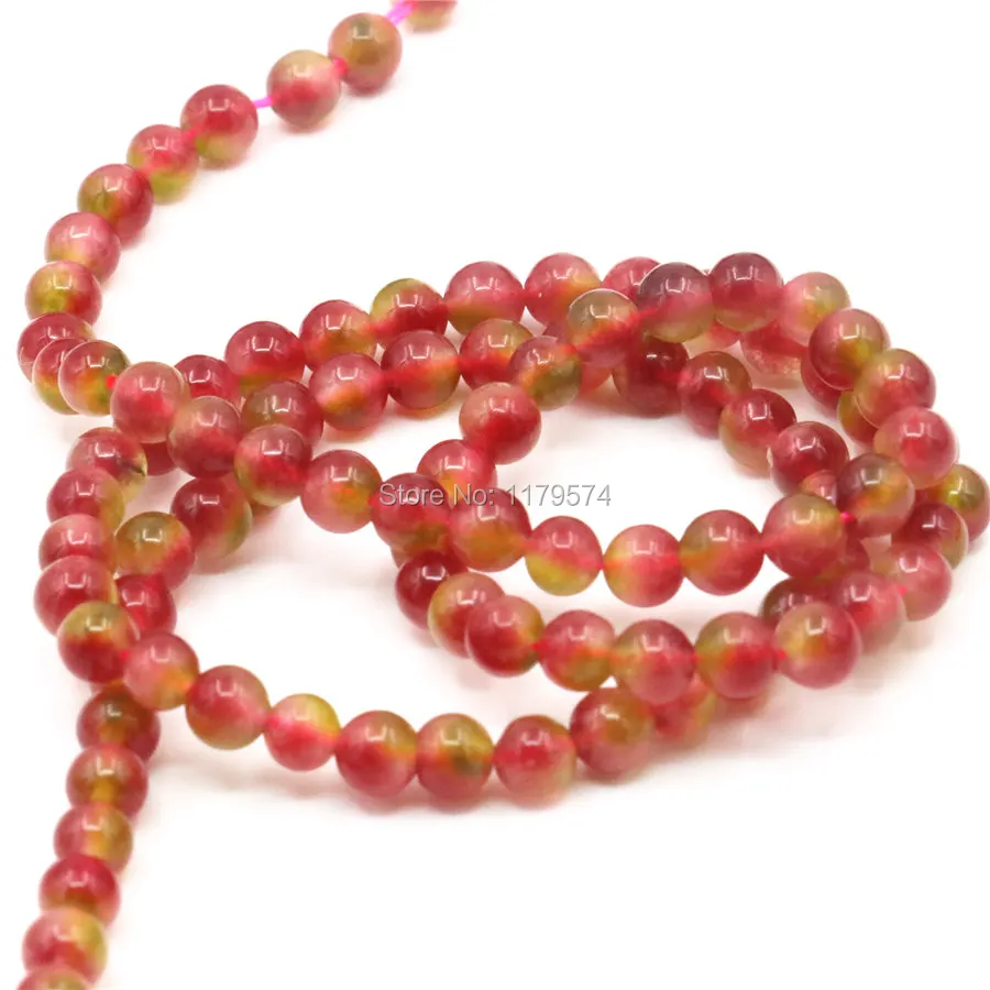 4mm 6mm Watermelon Tourmaline Chalcedony Crafts Loose DIY Round Beads Accessory Part Jewelry Making Women Girls Christmas Gifts
4mm 6mm Watermelon Tourmaline Chalcedony Crafts Loose DIY Round Beads Accessory Part Jewelry Making Women Girls Christmas Gifts