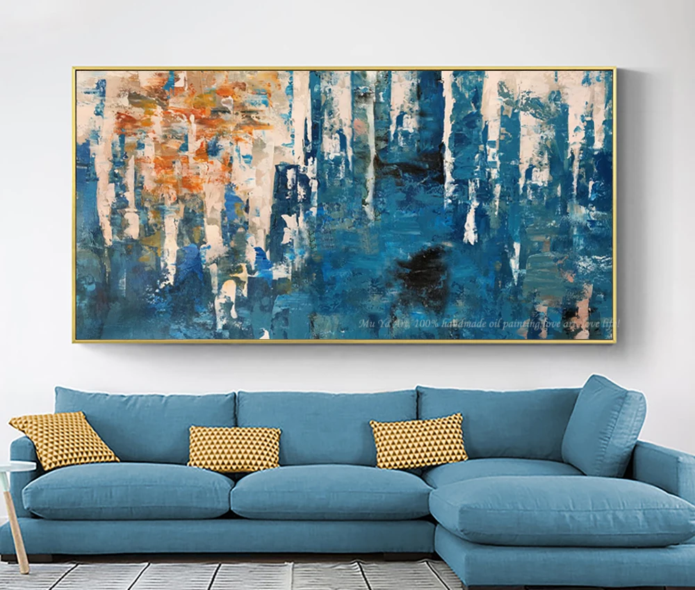 Oil painting on canvas handmade blue texture modern abstract art original laminas de cuadros pared decorativas horizontales
Oil painting on canvas handmade blue texture modern abstract art original laminas de cuadros pared decorativas horizontales