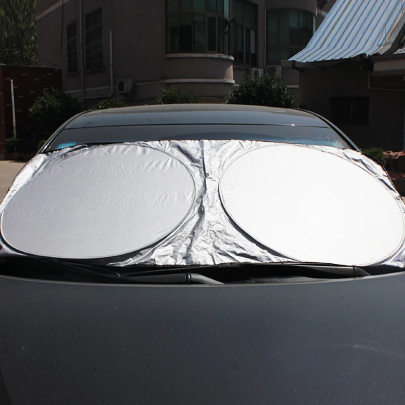 150 X 70cm Car Sunshade Sun Visor Shade Front Protection Rear Window Film Windshield Cover Uv Protect Reflector Car-styling
150 X 70cm Car Sunshade Sun Visor Shade Front Protection Rear Window Film Windshield Cover Uv Protect Reflector Car-styling