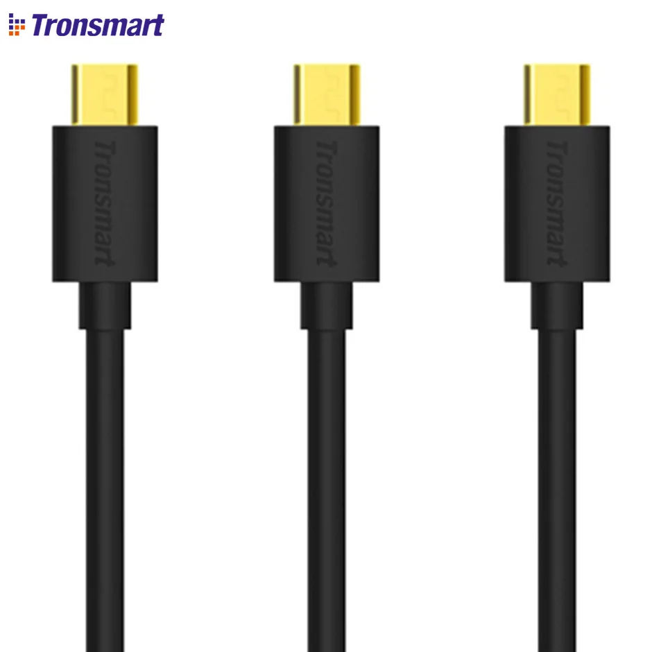 Tronsmart TS-MUPP1 USB 2.0 Gold Plated Male to Micro USB Cable 6FT*3 1.8M*3 High-quality Cable 3PCS/Pack
Tronsmart TS-MUPP1 USB 2.0 Gold Plated Male to Micro USB Cable 6FT*3 1.8M*3 High-quality Cable 3PCS/Pack