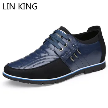 LIN KING Breathable Men Casual Flats Shoes Lace Up Genuine Leather Shoes Zapatos Hombre Vestir Male Business Office Work Shoes
LIN KING Breathable Men Casual Flats Shoes Lace Up Genuine Leather Shoes Zapatos Hombre Vestir Male Business Office Work Shoes