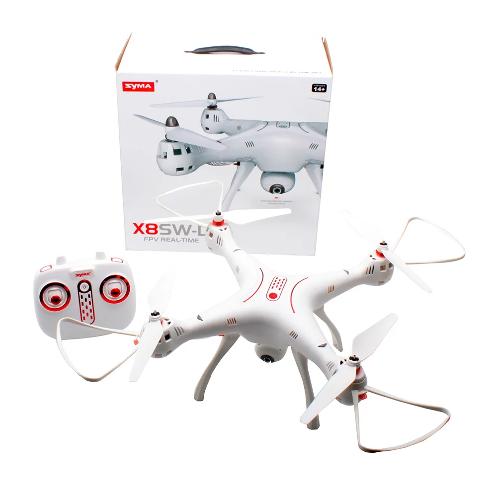 Syma X8SW - D RC Drone FPV Camera RC Helicopter RTF 90-degree Rotation 0.3MP Camera / Altitude Hold / 360-degree Flip
Syma X8SW - D RC Drone FPV Camera RC Helicopter RTF 90-degree Rotation 0.3MP Camera / Altitude Hold / 360-degree Flip