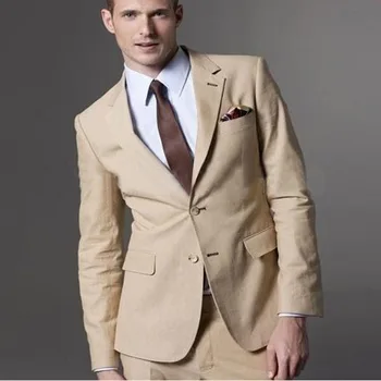 2017 Latest Design Two Buttons Beige Groom Tuxedos Notch Lapel Best Man Groomsman Men Wedding Suits (Jacket+Pants+Tie)
2017 Latest Design Two Buttons Beige Groom Tuxedos Notch Lapel Best Man Groomsman Men Wedding Suits (Jacket+Pants+Tie)