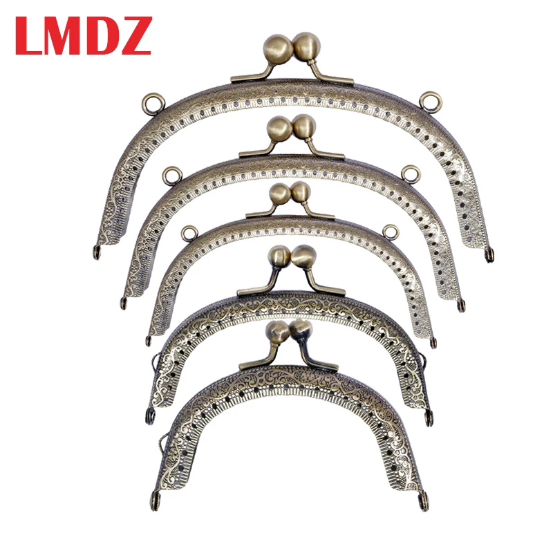 LMDZ 5Sizes DIY Metal Kiss Clasp Lock Arch Metal Purse Frame for Clutch Bag Handbag Accessories Bag Hardware Antique Bronze
LMDZ 5Sizes DIY Metal Kiss Clasp Lock Arch Metal Purse Frame for Clutch Bag Handbag Accessories Bag Hardware Antique Bronze