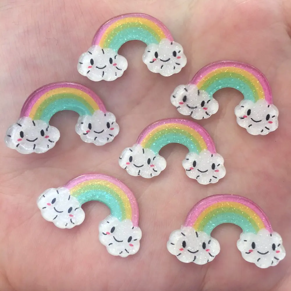 Glitter Rainbow Flat back Acrylic sheet Miniature pattern applique 10pcs DIY Wedding scrapbook craft OF621
Glitter Rainbow Flat back Acrylic sheet Miniature pattern applique 10pcs DIY Wedding scrapbook craft OF621