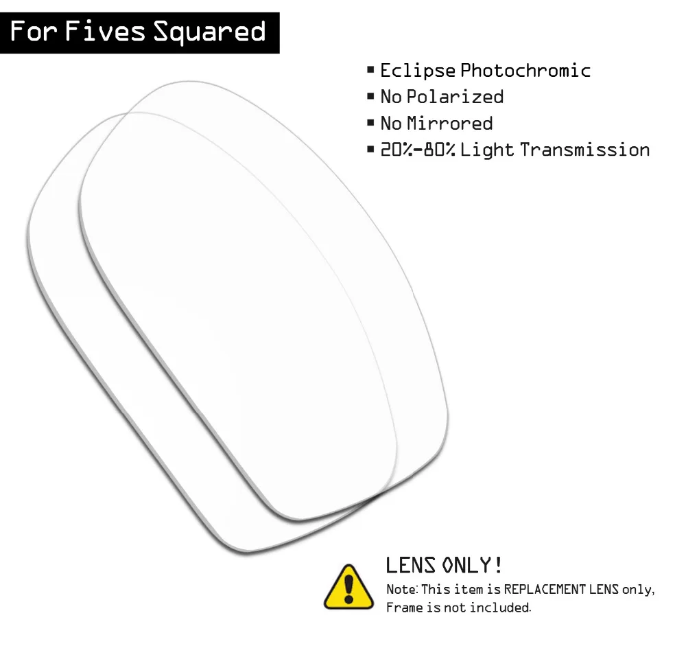 Солнцезащитные очки SmartVLT, Сменные линзы для солнцезащитных очков Oakley Fives, квадратное затмение, серый цвет, фотохромные
Солнцезащитные очки SmartVLT, Сменные линзы для солнцезащитных очков Oakley Fives, квадратное затмение, серый цвет, фотохромные