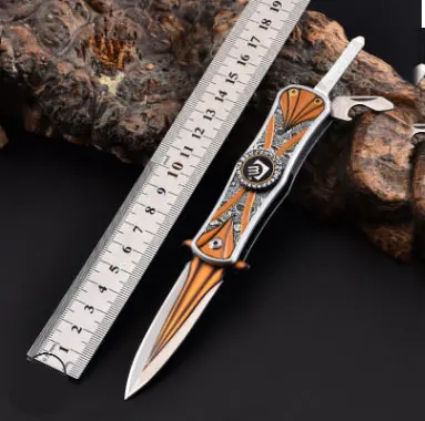 New Wild Survival Outdoor Multifunctional folding Knife Fidget Spinner Fingertip Gyro Knife EDC Self-defense Tool Gadget
New Wild Survival Outdoor Multifunctional folding Knife Fidget Spinner Fingertip Gyro Knife EDC Self-defense Tool Gadget