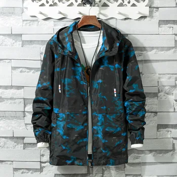 Spring Autumn Mens floral Camouflage Hoodie Jacket Men Waterproof Clothes Mens Windbreaker Coat Men Outwear plus size XS-8XL
Spring Autumn Mens floral Camouflage Hoodie Jacket Men Waterproof Clothes Mens Windbreaker Coat Men Outwear plus size XS-8XL