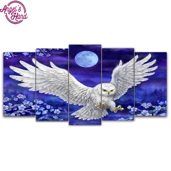 5d square diy Diamond embroidery moonlight eagle 5pcs Multi-picture Combination diamond painting Cross Stitch home decoration
5d square diy Diamond embroidery moonlight eagle 5pcs Multi-picture Combination diamond painting Cross Stitch home decoration