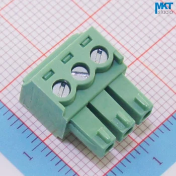 100Pcs 3P 3.81mm Pitch Right Angle Pin Female Pluggable Screw Wire Terminal Block Connector
100Pcs 3P 3.81mm Pitch Right Angle Pin Female Pluggable Screw Wire Terminal Block Connector