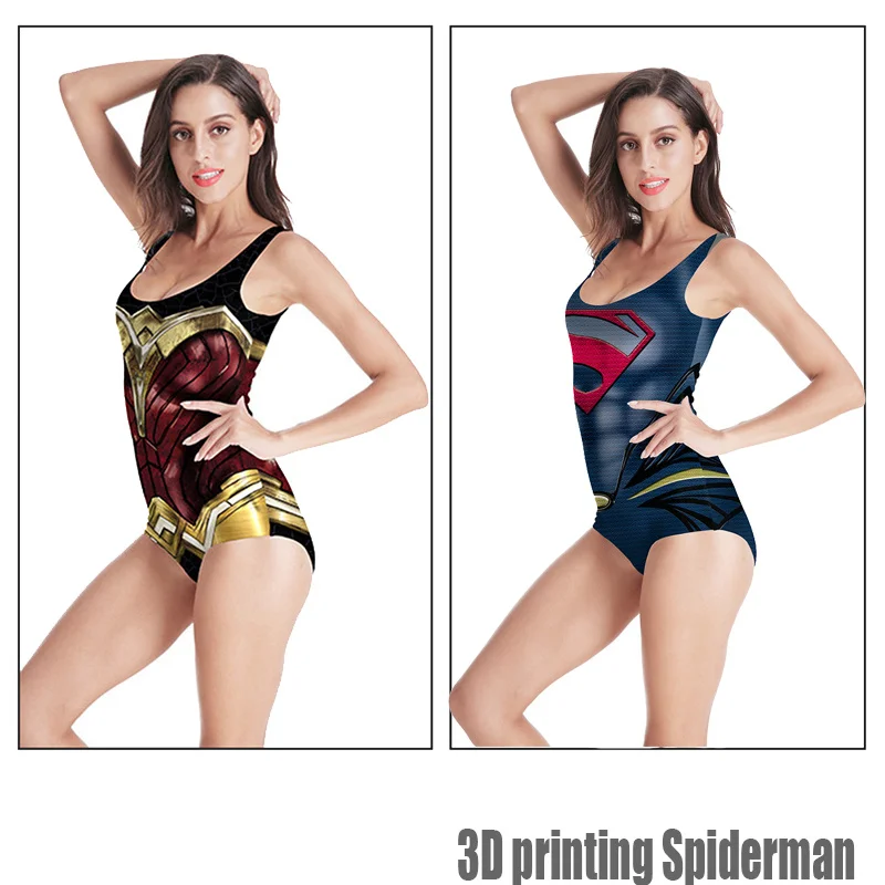 2019 Cute Cosplay Superman Wonder One Piece Bikini For Girls Women Swimsuit Sexy 3D Printed Swimwear Bodysuit Spiderman Jumpsuit
2019 Cute Cosplay Superman Wonder One Piece Bikini For Girls Women Swimsuit Sexy 3D Printed Swimwear Bodysuit Spiderman Jumpsuit