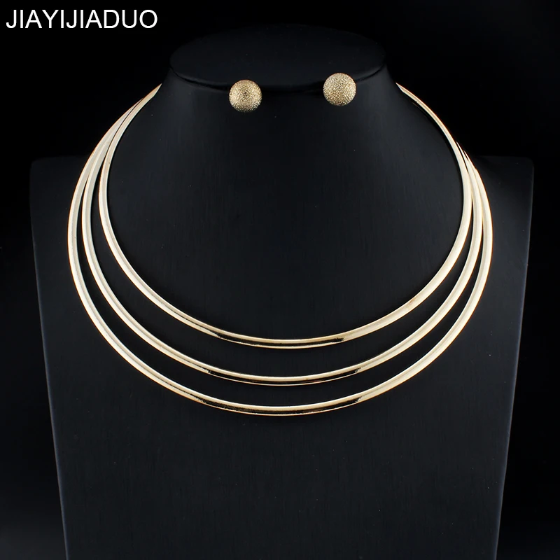 JIAYIJIADUO New Fashion African Jewelry Sets for Women Wedding Gold Color Necklace Earrings Set Gift dropshipping 2018
JIAYIJIADUO New Fashion African Jewelry Sets for Women Wedding Gold Color Necklace Earrings Set Gift dropshipping 2018