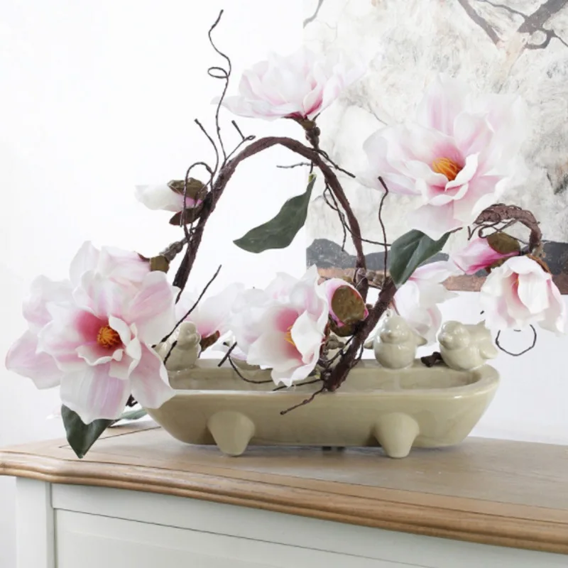 185cm Nylon Artificial flower azaleas Magnolia artificial branches white cuckoos long stem arbitrary bending silk flower Decor
185cm Nylon Artificial flower azaleas Magnolia artificial branches white cuckoos long stem arbitrary bending silk flower Decor