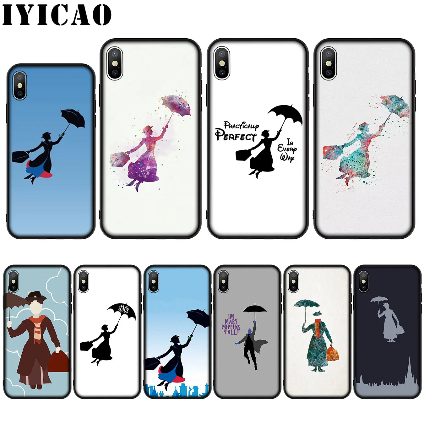 IYICAO Mary Poppins Silicone Soft Case for iPhone XR X XS Max 8 7 6 6S Plus 5 5S SE Cover
IYICAO Mary Poppins Silicone Soft Case for iPhone XR X XS Max 8 7 6 6S Plus 5 5S SE Cover