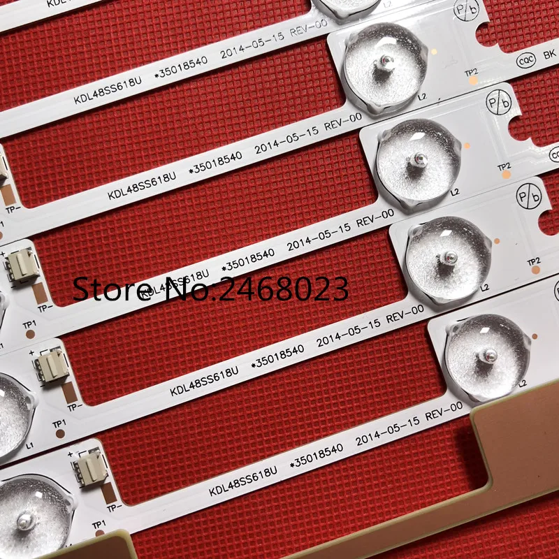40-Pieces-lot-new-LED-backlight-bar-for-TV-KDL48JT618A-KDL48JT618U-35018539-35018540-6-LEDS-6V