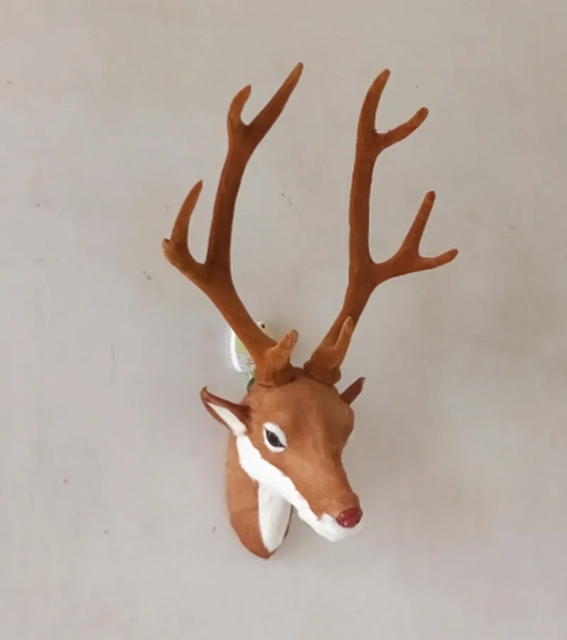 Deer head medium simulation Hanging handmade leather porch home decorations Deer head hanging
Deer head medium simulation Hanging handmade leather porch home decorations Deer head hanging