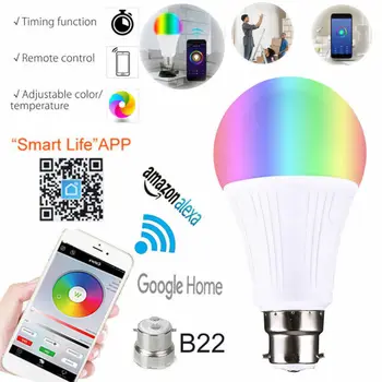 B22 Smart Remote Light Bulb/Smart WIFI UK Plug Socket Echo For Alexa Google Home
B22 Smart Remote Light Bulb/Smart WIFI UK Plug Socket Echo For Alexa Google Home