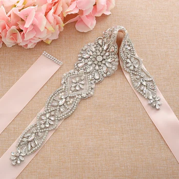 Handmade Silver Crystal Bridal Belt Pearls Bridal Dress Sash Rhinestones Wedding Belt For Wedding Party Gown A187S
Handmade Silver Crystal Bridal Belt Pearls Bridal Dress Sash Rhinestones Wedding Belt For Wedding Party Gown A187S