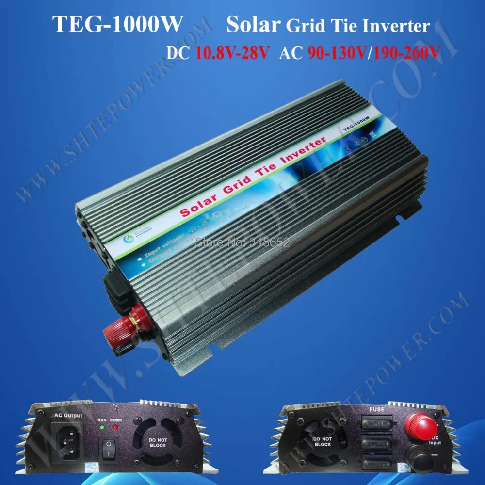 Solar Power Inverter With MPPT Fuction On Grid Tie Inverter System 1000W DC10.8V-28V
Solar Power Inverter With MPPT Fuction On Grid Tie Inverter System 1000W DC10.8V-28V