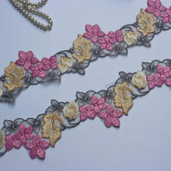 2.16"5.5cm wide (7yards/lot) Embroidered Tulle Lace Trim in Clover+Light Tan+Ivory+Grey , Mesh Lace Trim for Garment Decoration
2.16"5.5cm wide (7yards/lot) Embroidered Tulle Lace Trim in Clover+Light Tan+Ivory+Grey , Mesh Lace Trim for Garment Decoration