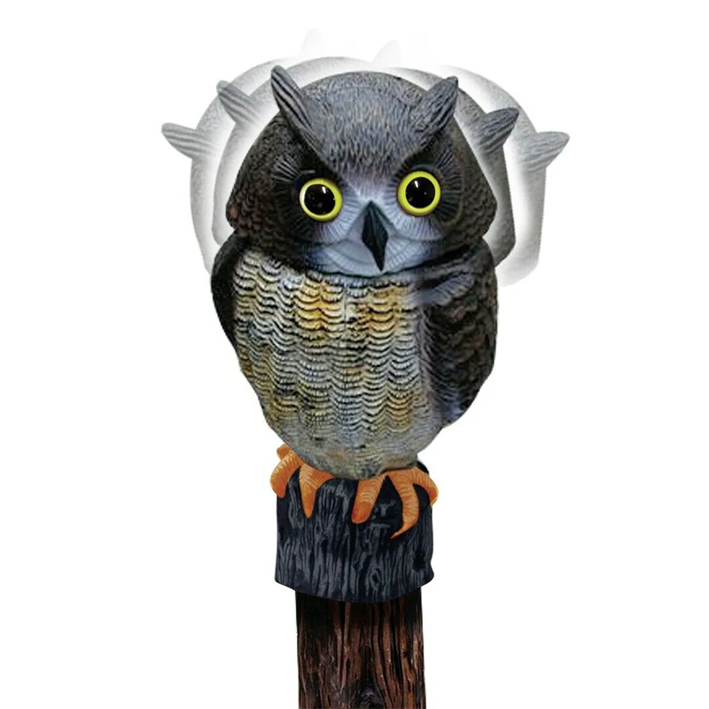 Defenders Wind Action Owl Decoy Deterrent Scares Birds Scarer Repeller for Garden HUG-Deals
Defenders Wind Action Owl Decoy Deterrent Scares Birds Scarer Repeller for Garden HUG-Deals