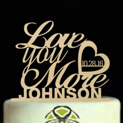 Love You More Wedding Cake Topper,Rustic Custom Date Wedding Cake Topper,Personalized Heart Last Name Cake Topper For Wedding
Love You More Wedding Cake Topper,Rustic Custom Date Wedding Cake Topper,Personalized Heart Last Name Cake Topper For Wedding