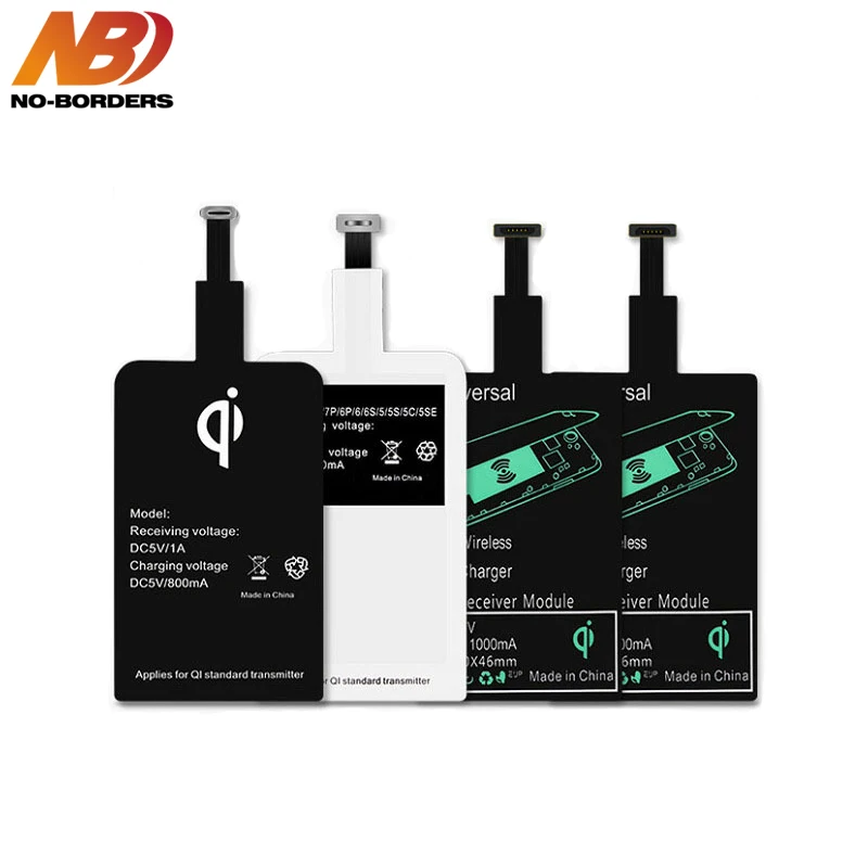 NO-BORDER Qi Wireless Charging Receiver Module for iPhone Smart Charging Adapter Receptor for Android Charging Transmitter
NO-BORDER Qi Wireless Charging Receiver Module for iPhone Smart Charging Adapter Receptor for Android Charging Transmitter