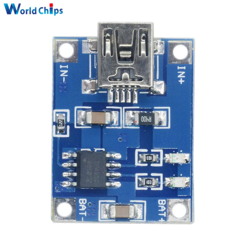 2Pcs TP4056 Mini USB 5V 1A 18650 Lithium Battery Charger Board Module With Led Indicator Over Charge Discharge Protection
2Pcs TP4056 Mini USB 5V 1A 18650 Lithium Battery Charger Board Module With Led Indicator Over Charge Discharge Protection