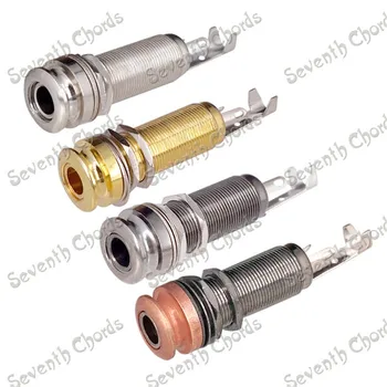 1 Pcs 1/4" 6.35mm Brass Threaded Cylinder output Input End Pin guitar Strap Pin Jack Plug Socket Guitar Bass Guitar Accessories
1 Pcs 1/4" 6.35mm Brass Threaded Cylinder output Input End Pin guitar Strap Pin Jack Plug Socket Guitar Bass Guitar Accessories
