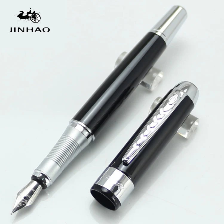 JINHAO 250 Fountain Pen 18K Iridium Nib High quality New Pen black barrel and silver clip Optional Kind shooting
JINHAO 250 Fountain Pen 18K Iridium Nib High quality New Pen black barrel and silver clip Optional Kind shooting