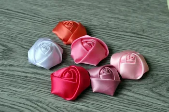 20pcs/lot 4CM 25Colors Newborn Polyester Satin Ribbon Artificial Rolled Rosettes Fabric Flowers For Headbands Hair Accessories
20pcs/lot 4CM 25Colors Newborn Polyester Satin Ribbon Artificial Rolled Rosettes Fabric Flowers For Headbands Hair Accessories