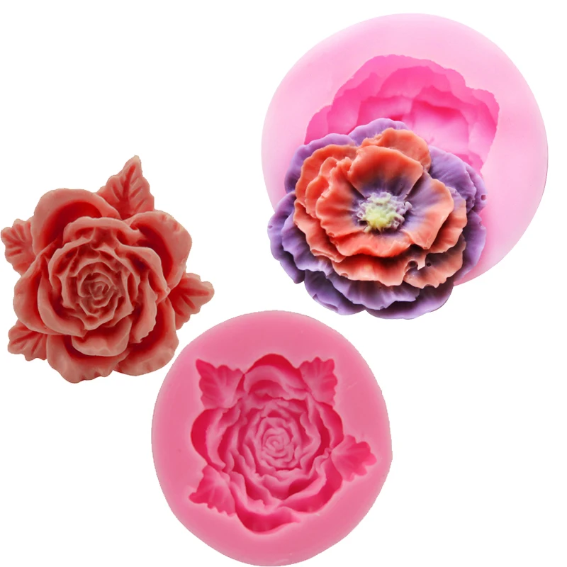 1 2 шт./набор силиконовые формы для украшения торта|set rose|decorative decorativetool set |