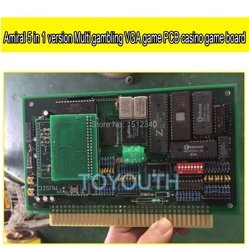 2016 Amiral 5 in 1 version Multi gambling VGA game PCB casino game board pcb for LCD slot game machine & gambling machine
2016 Amiral 5 in 1 version Multi gambling VGA game PCB casino game board pcb for LCD slot game machine & gambling machine