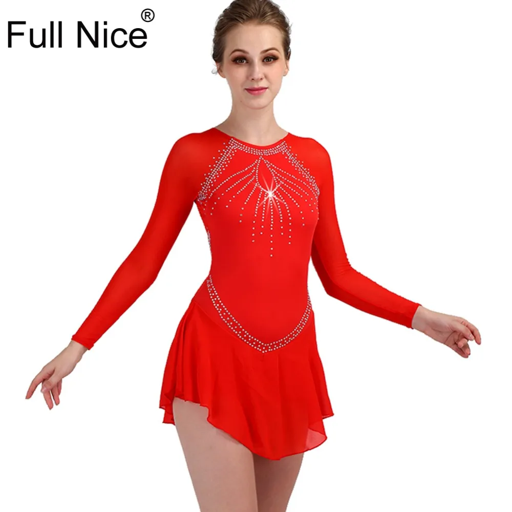 Red Figure Skating Dress Women Child Girl Ice Skating Dress Rhinestone Sequin Performance Kids Practise Costume Customized
Red Figure Skating Dress Women Child Girl Ice Skating Dress Rhinestone Sequin Performance Kids Practise Costume Customized