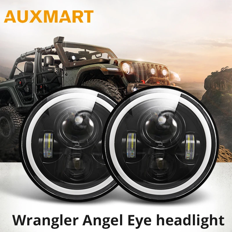 Auxmart LED 2Pcs 7inch 60W Headlight for Jeep Wrangler JK TJ LJ Land Rover Defender LED Lamp Driving Light LED Auto
Auxmart LED 2Pcs 7inch 60W Headlight for Jeep Wrangler JK TJ LJ Land Rover Defender LED Lamp Driving Light LED Auto