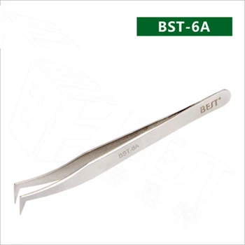 20PCS Oreginal BST-6A 302 stainless steel tweezers wear-resistant matte antacid anti-magnetic tweezers 
20PCS Oreginal BST-6A 302 stainless steel tweezers wear-resistant matte antacid anti-magnetic tweezers