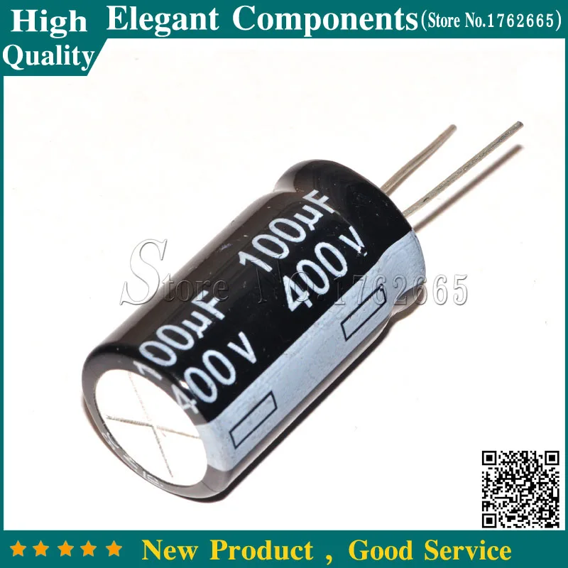 5pcs 400V 100UF Electrolytic capacitor 100UF 400V 400 V / 100 UF Size 18*30MM Aluminum electrolytic capacitor
5pcs 400V 100UF Electrolytic capacitor 100UF 400V 400 V / 100 UF Size 18*30MM Aluminum electrolytic capacitor