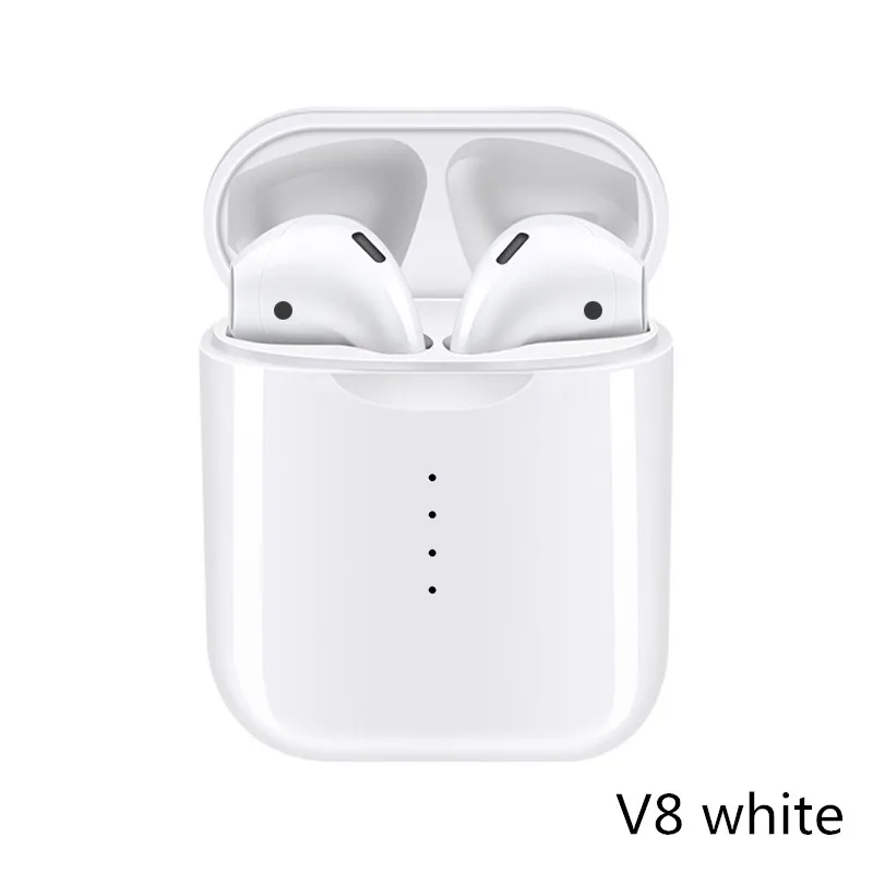 2019 New V8 TWS Bluetooth 5.0 Earphone Mini Wireless Earpod Touch Earbuds Earphones PK i9s i10 Headset For iPhone Andorid
2019 New V8 TWS Bluetooth 5.0 Earphone Mini Wireless Earpod Touch Earbuds Earphones PK i9s i10 Headset For iPhone Andorid