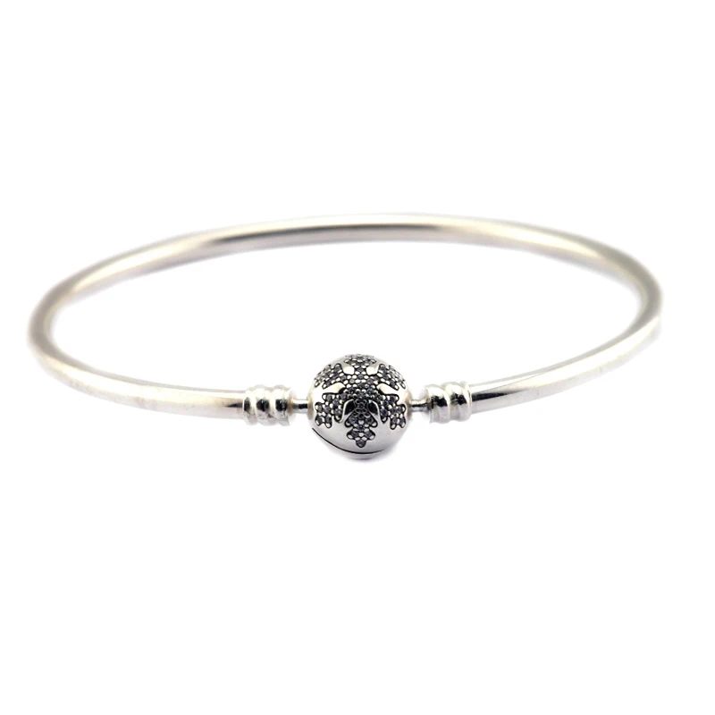 Pandulaso Unique Snowflake Moments Silver Bangle Fit Charms & Beads original 925 Sterling Silver Bracelets Female Fashion Bangle
Pandulaso Unique Snowflake Moments Silver Bangle Fit Charms & Beads original 925 Sterling Silver Bracelets Female Fashion Bangle