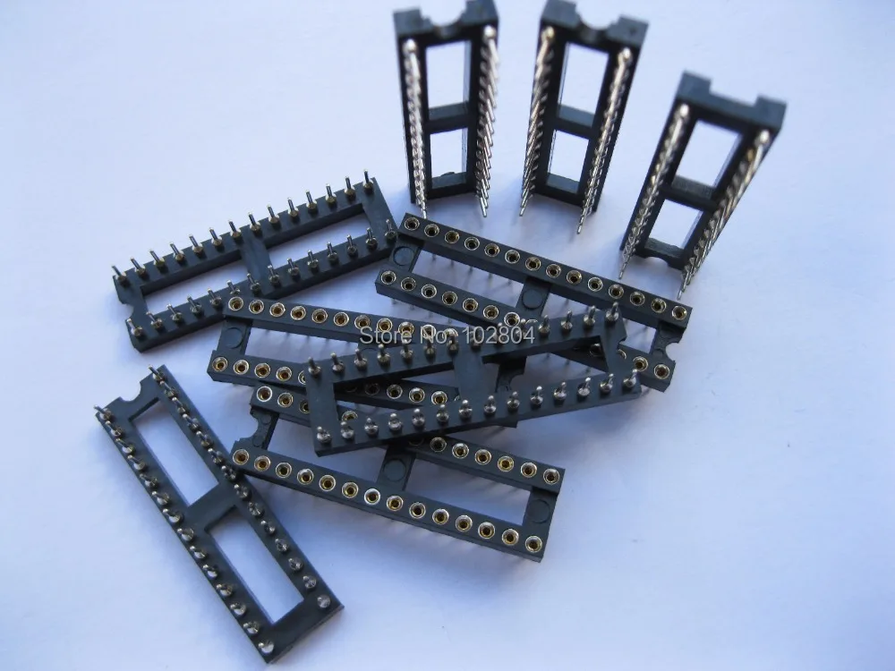 IC Socket Adapter 28 Pin Pitch 2.54mm X=7.62mm Round DIP High Quality 17 pcs per lot
IC Socket Adapter 28 Pin Pitch 2.54mm X=7.62mm Round DIP High Quality 17 pcs per lot