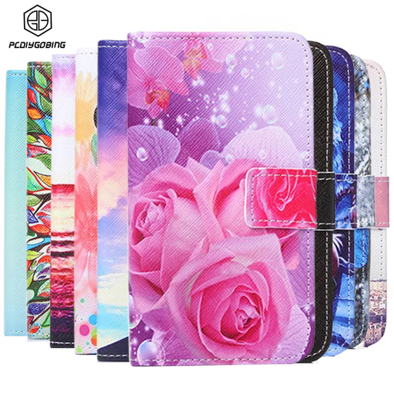 

PCDIYGOBING Leather Wallet Flip Case Flower Cover For Xiaomi Redmi S2 4 Pro 4X 5 5A Redmi Note 4X 5A 16GB Note 5A Pro 32GB 64GB