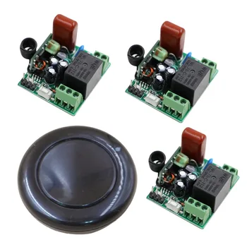 Mini Size 220V 1CH Wireless Remote Control Switch System 3Receiver&1Transmitter Learning Code Toggle Latched Momentary Adjusted
Mini Size 220V 1CH Wireless Remote Control Switch System 3Receiver&1Transmitter Learning Code Toggle Latched Momentary Adjusted