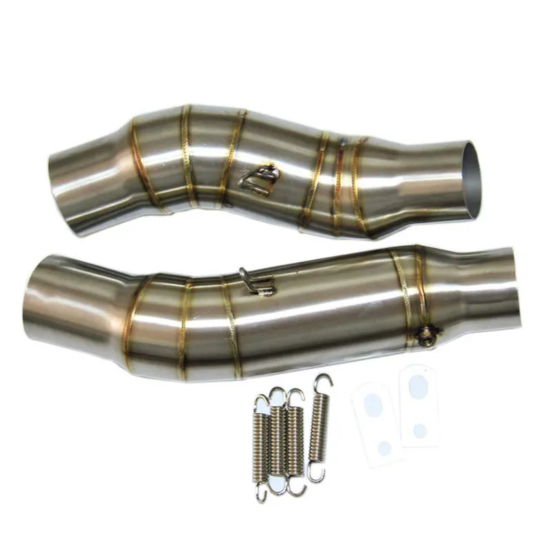 Motorcycle 51mm Modified KAWASAKI Z1000 middle pipe Motorcycle bend for Z1000 stainless steel perfect welding with spring
Motorcycle 51mm Modified KAWASAKI Z1000 middle pipe Motorcycle bend for Z1000 stainless steel perfect welding with spring
