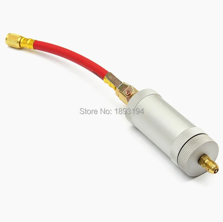 Car-styling R134A R12 R22 Car Air Conditioning Oil+Dye Injector 2 OZ Injection Tool 1/4"Pure Liquid Refrigerant Oil Filling Tube
Car-styling R134A R12 R22 Car Air Conditioning Oil+Dye Injector 2 OZ Injection Tool 1/4"Pure Liquid Refrigerant Oil Filling Tube
