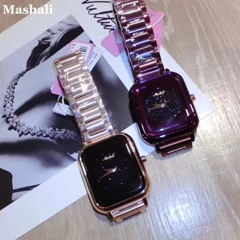 Mashali High Qulaity Suisse Brand Women Watch!Luxury Fashion Bracelet Starry Sky Dress watch Square dial Lady Quartz Wristwatch
Mashali High Qulaity Suisse Brand Women Watch!Luxury Fashion Bracelet Starry Sky Dress watch Square dial Lady Quartz Wristwatch