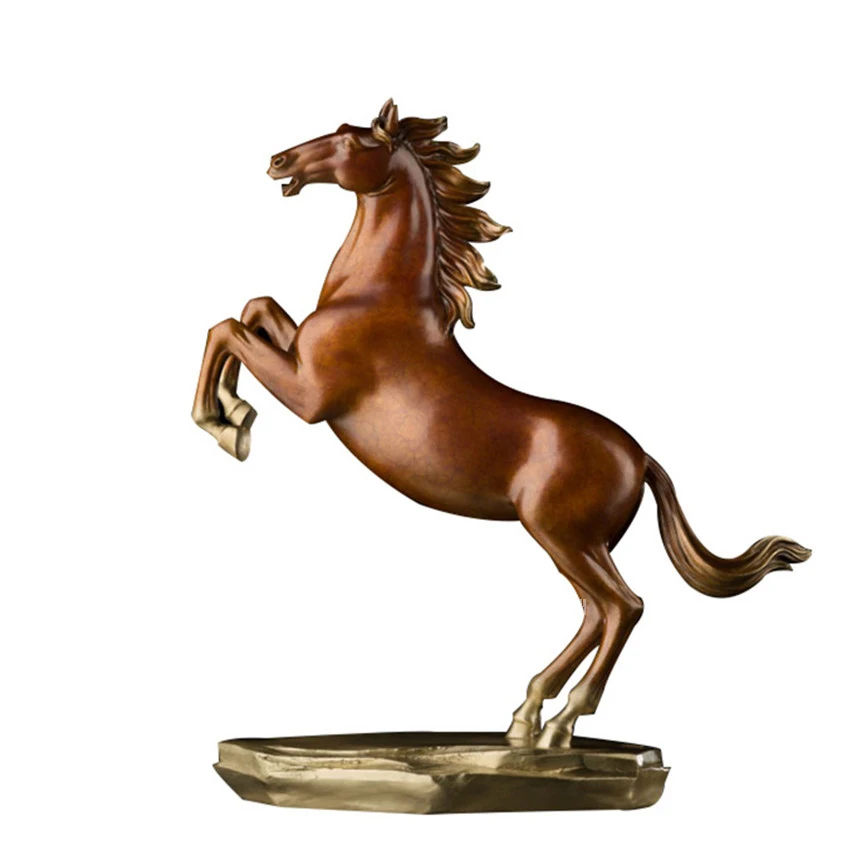 41.5cm Height Large Success Horse Retro Art Bronze Statue Sculpture Bring Wealth Bussiness Gift Home Office Furnish Decoration
41.5cm Height Large Success Horse Retro Art Bronze Statue Sculpture Bring Wealth Bussiness Gift Home Office Furnish Decoration