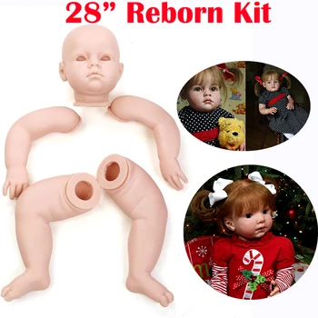 New Reborn Baby Doll Kits Suit for 28inch Realistic Silicone baby reborn Babies Handmade Reborn Doll Accessories adult toys
New Reborn Baby Doll Kits Suit for 28inch Realistic Silicone baby reborn Babies Handmade Reborn Doll Accessories adult toys