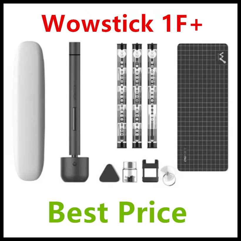 XIAOMI Wowstick 1F Pro 1F+ Mini Electric Screwdriver Rechargeable Cordless Power Screw Driver Kit With LED Light Lithium Battery
XIAOMI Wowstick 1F Pro 1F+ Mini Electric Screwdriver Rechargeable Cordless Power Screw Driver Kit With LED Light Lithium Battery