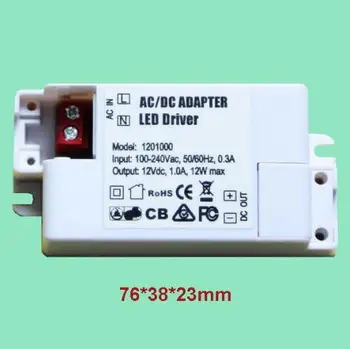 12W DC12V 1A LED driver Input votlage AC100-240V led transformer for led strip led ceiling light constant votlage driver
12W DC12V 1A LED driver Input votlage AC100-240V led transformer for led strip led ceiling light constant votlage driver