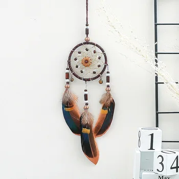 Dream Catcher Car Pendants Ornament Wind Chimes Feather Decoration Home Decor Wall Hanging Adornment Handmade Dreamcatcher Gifts
Dream Catcher Car Pendants Ornament Wind Chimes Feather Decoration Home Decor Wall Hanging Adornment Handmade Dreamcatcher Gifts